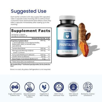 Provitalize | Best Natural Menopause Probiotic